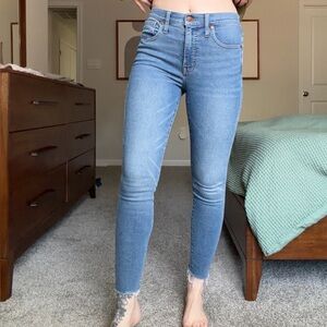 Madewell Light Blue Skinny Jeans